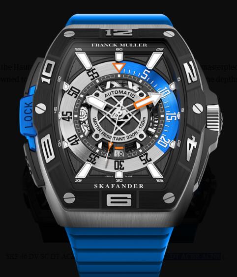 Buy Franck Muller Skafander Classic Replica Watch for sale Cheap Price SKF 46 DV SC DT ACBR ACNR (BL)